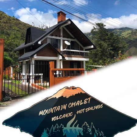 Mountain Chalet - Tungurahua Hot Springs/Aguas Termales บาญอส ภายนอก รูปภาพ