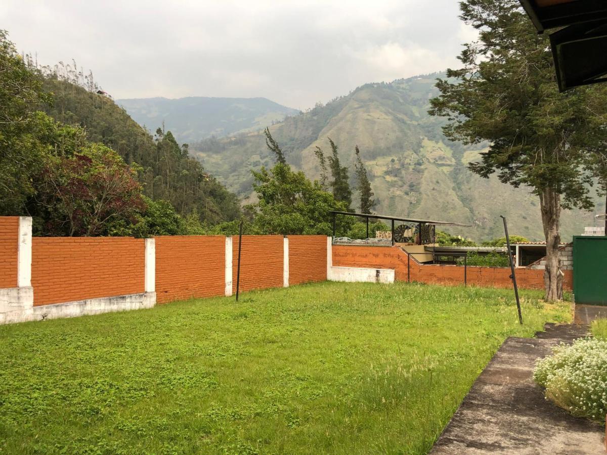 Mountain Chalet - Tungurahua Hot Springs/Aguas Termales บาญอส ภายนอก รูปภาพ