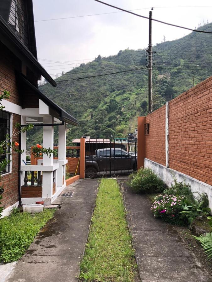 Mountain Chalet - Tungurahua Hot Springs/Aguas Termales บาญอส ภายนอก รูปภาพ