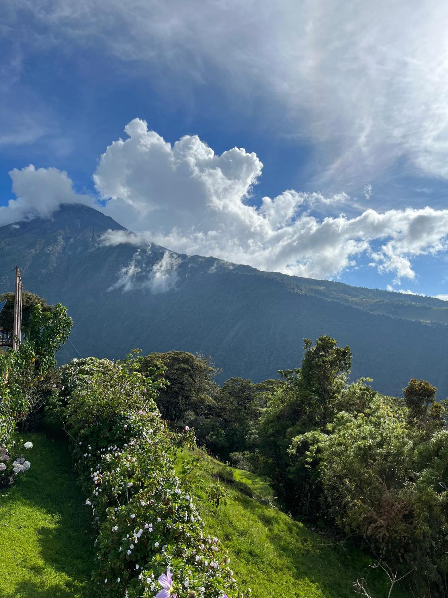 Mountain Chalet - Tungurahua Hot Springs/Aguas Termales บาญอส ภายนอก รูปภาพ