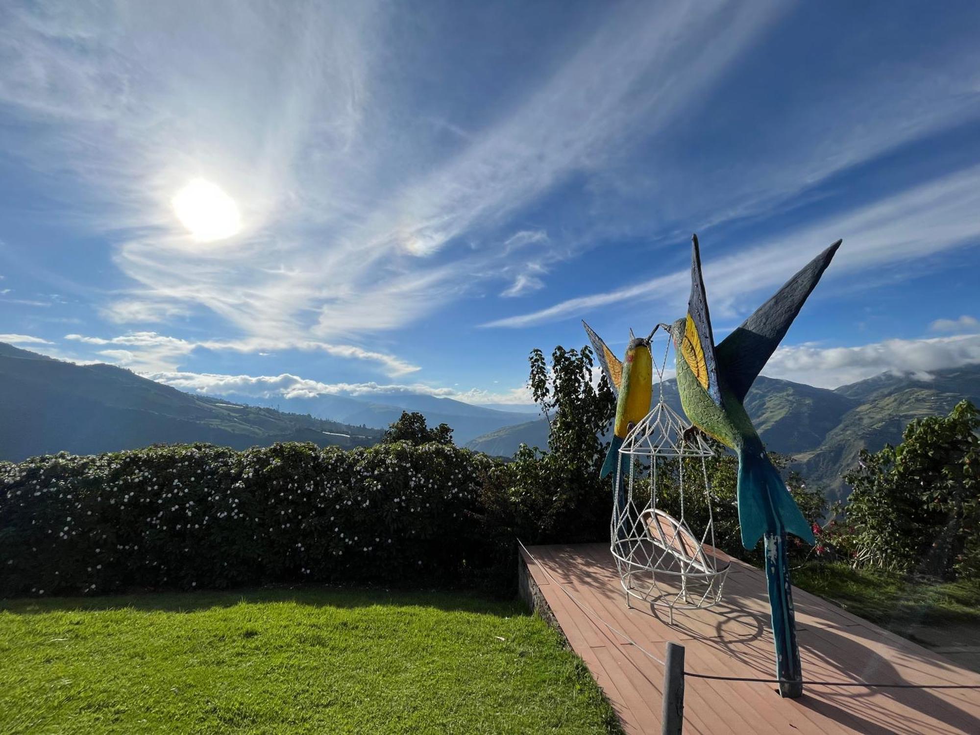 Mountain Chalet - Tungurahua Hot Springs/Aguas Termales บาญอส ภายนอก รูปภาพ