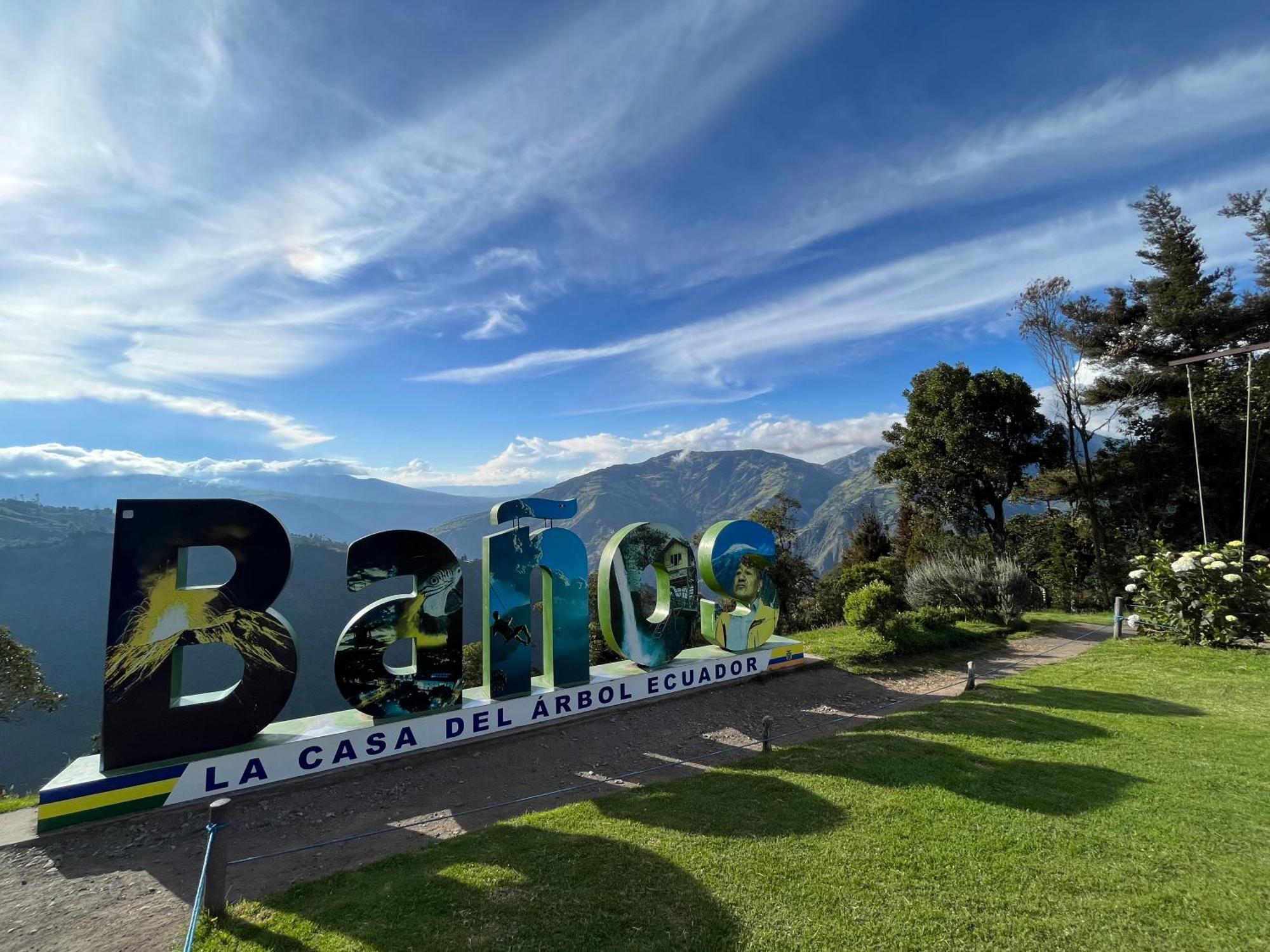 Mountain Chalet - Tungurahua Hot Springs/Aguas Termales บาญอส ภายนอก รูปภาพ