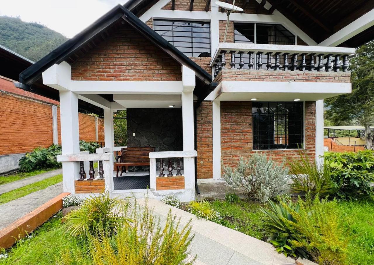 Mountain Chalet - Tungurahua Hot Springs/Aguas Termales บาญอส ภายนอก รูปภาพ